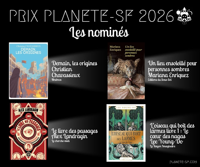 La sélection du prix Planète SF 2026 !